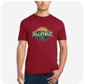 Gildan® Softstyle® Unisex T-shirt (RED) Alligator Alcatraz Florida