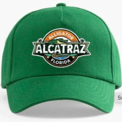 HAT (GREEN) Alligator Alcatraz Florida