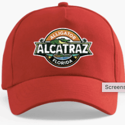 HAT (RED) Alligator Alcatraz Florida